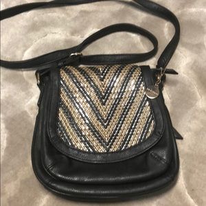 Big Buddha black crossbody bag